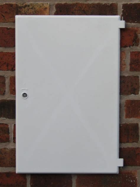 electric meter box doors|outside electric meter cupboard door.